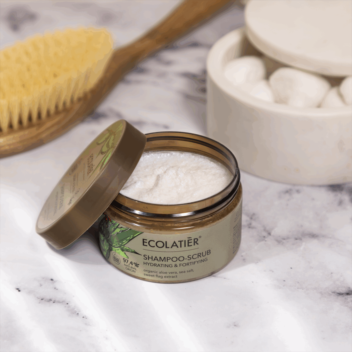 ECOLATIER Šampon-piling Organic Aloe Vera, 300 g | VESNA.RS
