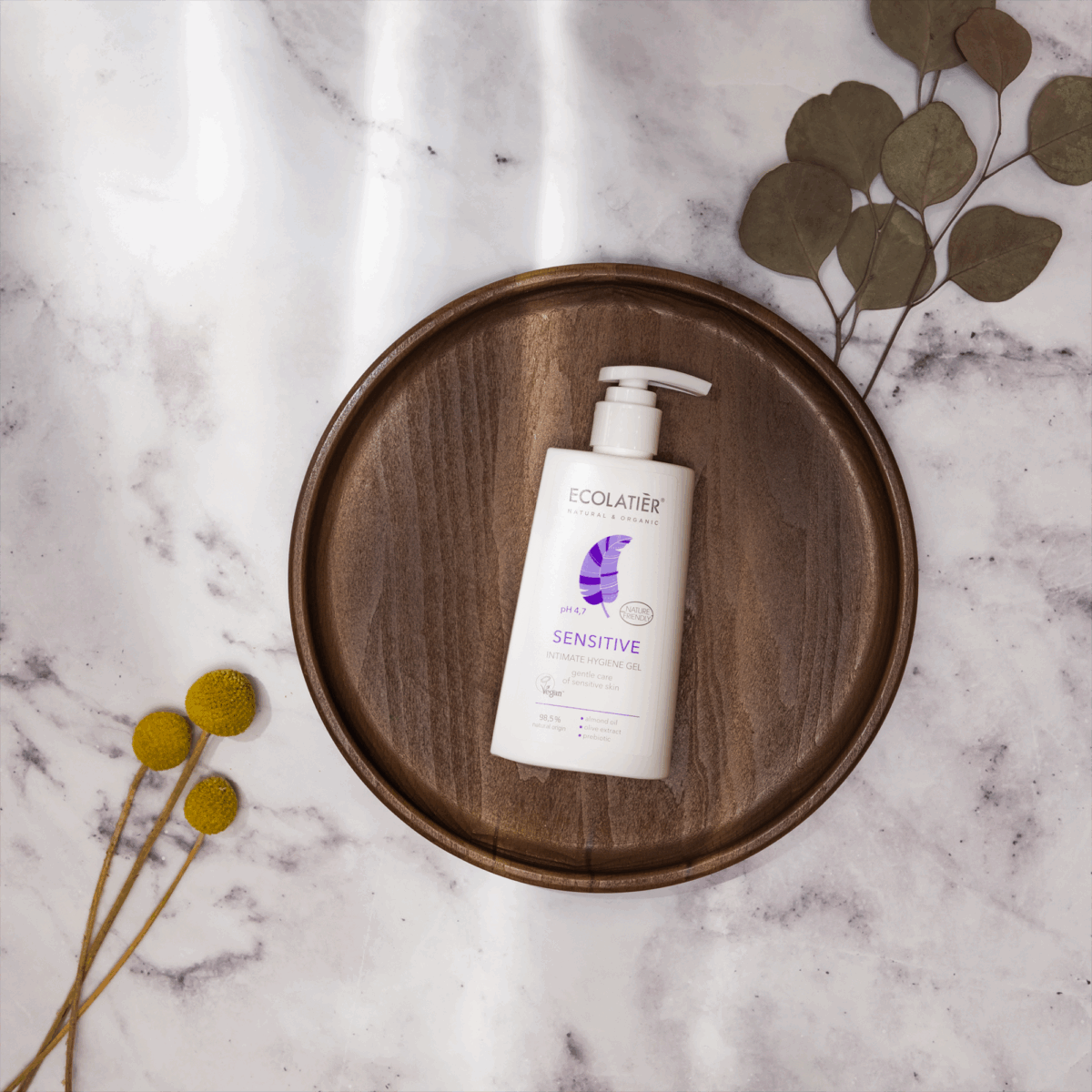 ECOLATIER INTIMATE CARE Gel za intimnu higijenu Za osetljivu negu, 250 ml | VESNA.RS