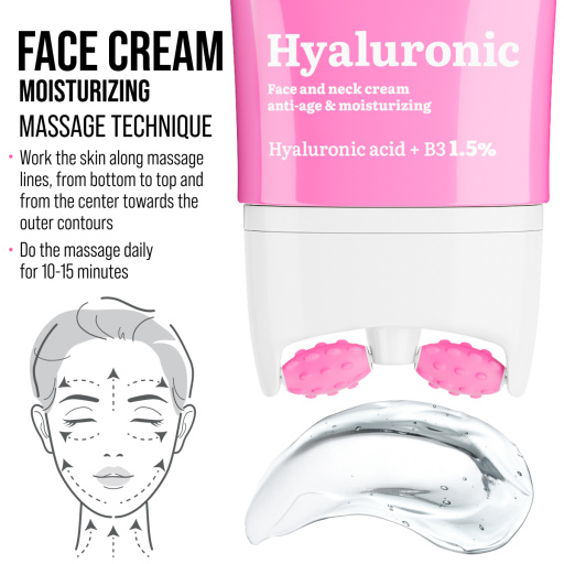 7DAYS MY BEAUTY WEEK HYALURONIC Serum za lice, vrat i dekolte anti-age moisturizing concentrate Hyaluronic acid 1% + B3 O,5%, 80 ml | VESNA.RS