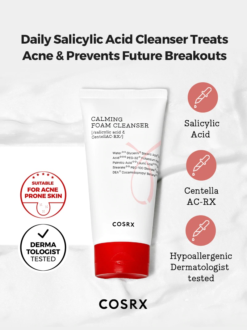 COSRX AC Collection Calming Foam Cleanser, 150 ml | VESNA.RS