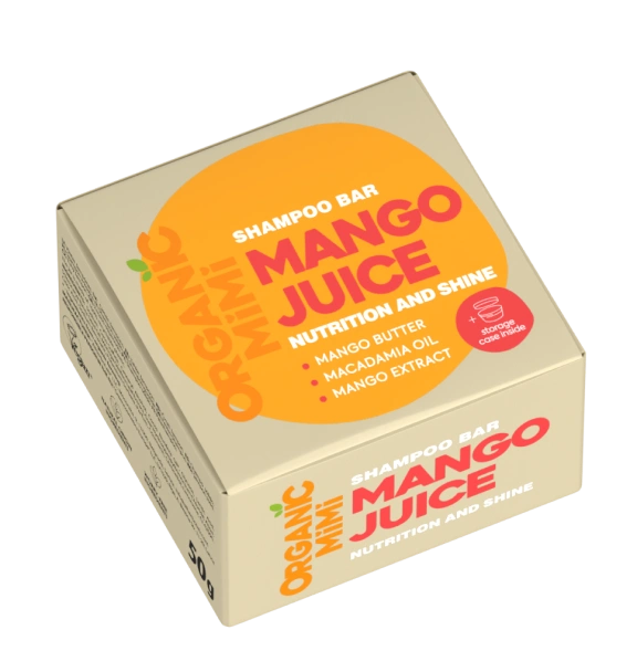 Organic Mimi Čvrsti šampon Ishrana i sjaj Mango juice, 50 g | VESNA.RS