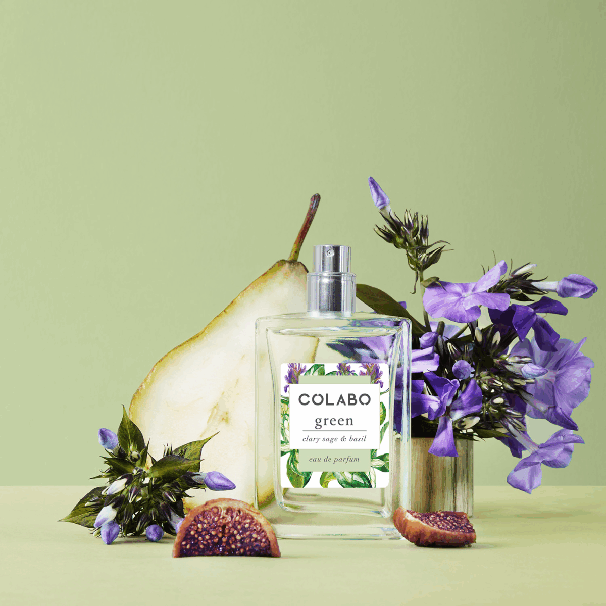 COLABO Toaletna voda GREEN Clary sage & basil, 100 ml | VESNA.RS