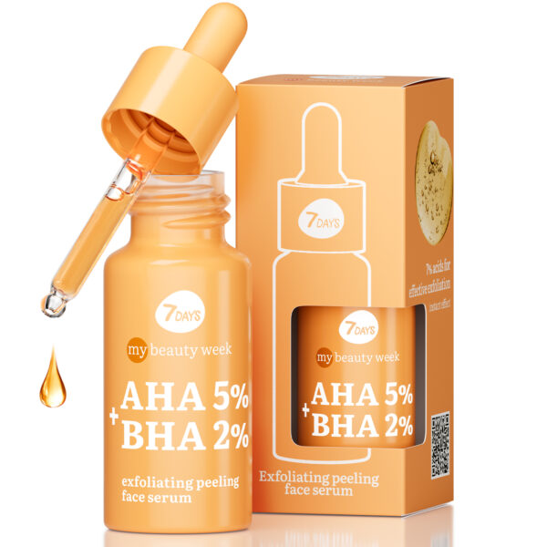 7DAYS Piling i serum za lice AHA 5% + BHA 2% | VESNA.RS