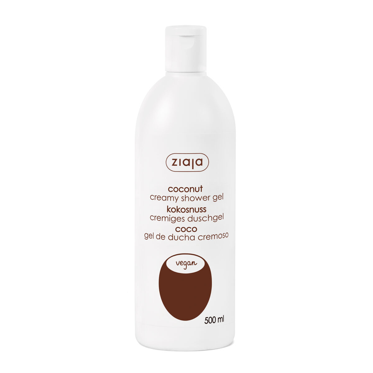 ZIAJA Kremasti gel za tuširanje Kokos, 500 ml | VESNA.RS
