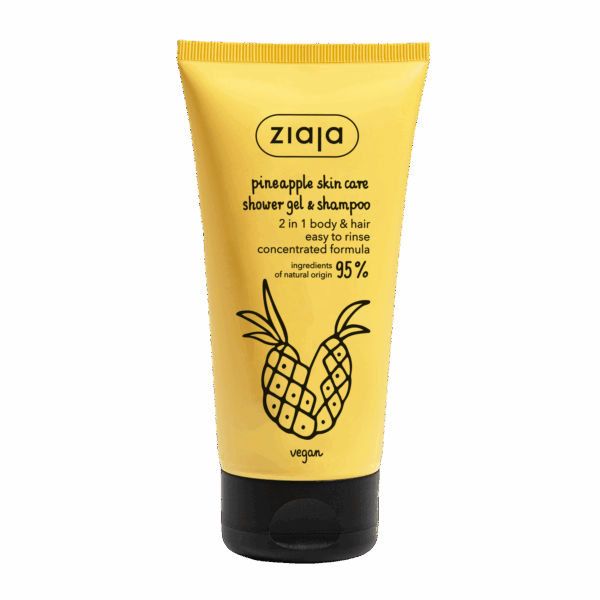 ZIAJA Gel za tuširanje i šampon Ananas, 160 ml | VESNA.RS
