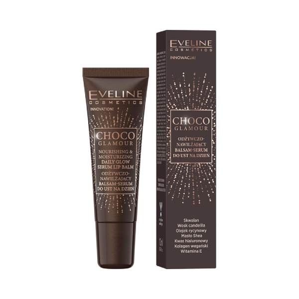 EVELINE Choco Glamour serum za usne, 12 ml | VESNA.RS