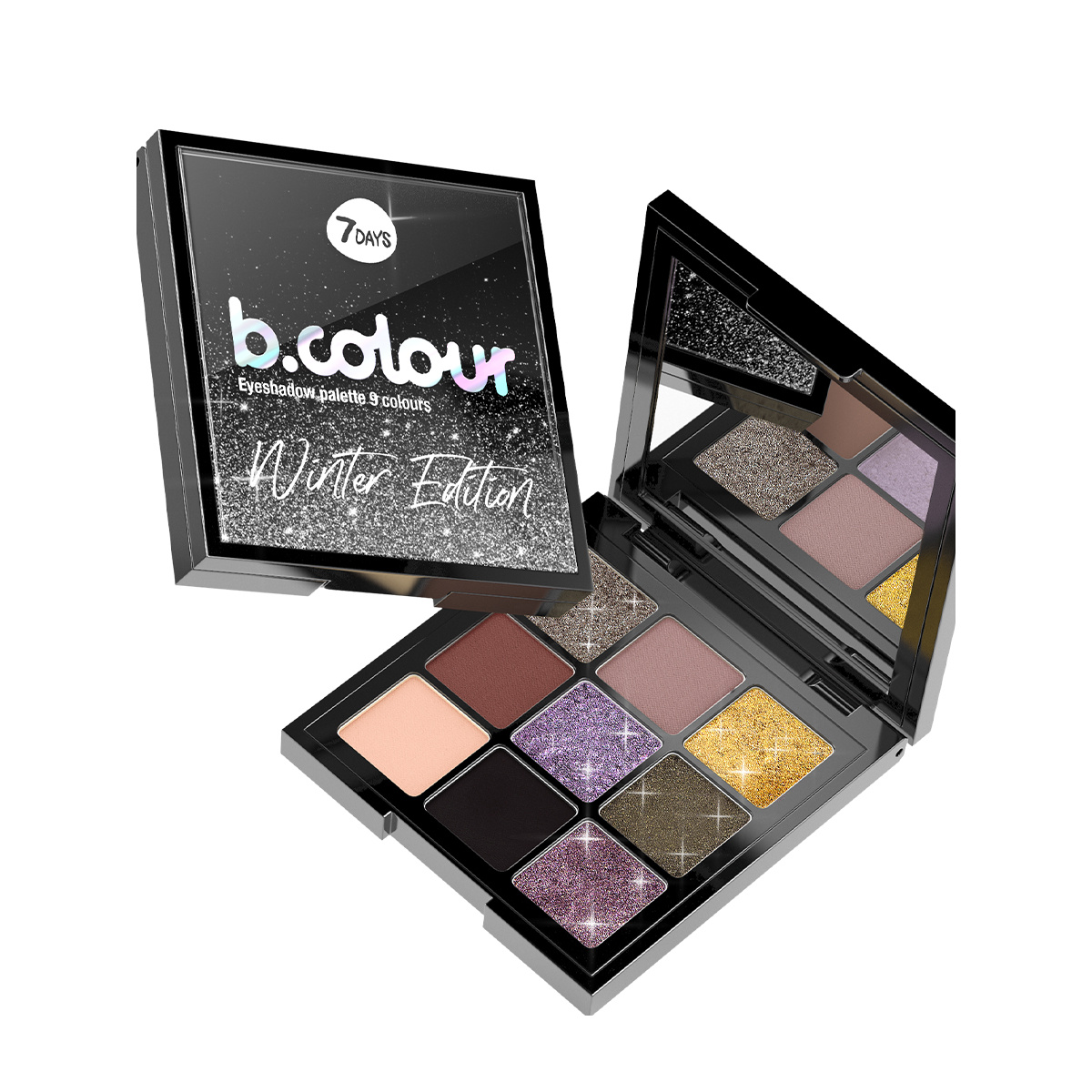 7DAYS B.COLOUR Paleta senki za oči 9 nijansi | VESNA.RS