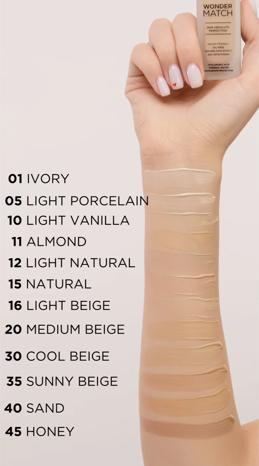 EVELINE Wonder Match tečni puder, 30 ml | VESNA.RS