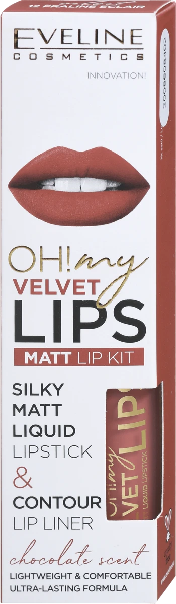 EVELINE Oh! My Lips – Tečni Matt Ruž i Olovka za Usne | VESNA.RS
