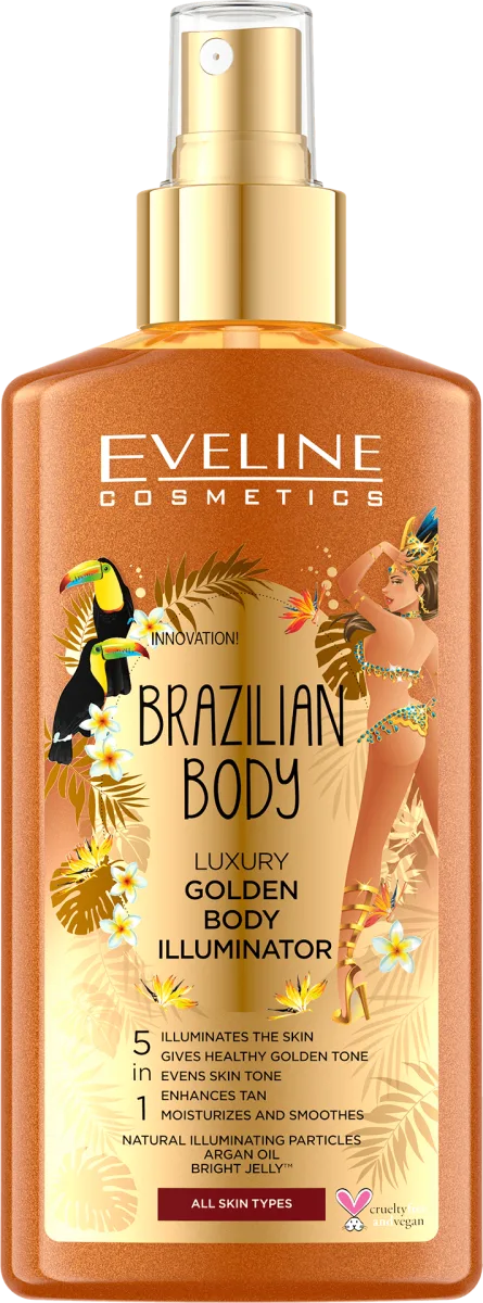 EVELINE BRAZILIAN BODY – bronzani iluminator za telo, 150 ml | VESNA.RS