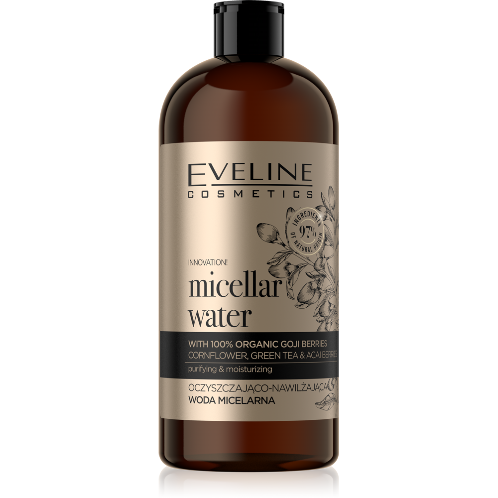 EVELINE Organic Gold – Micelarna voda, 500 ml | VESNA.RS