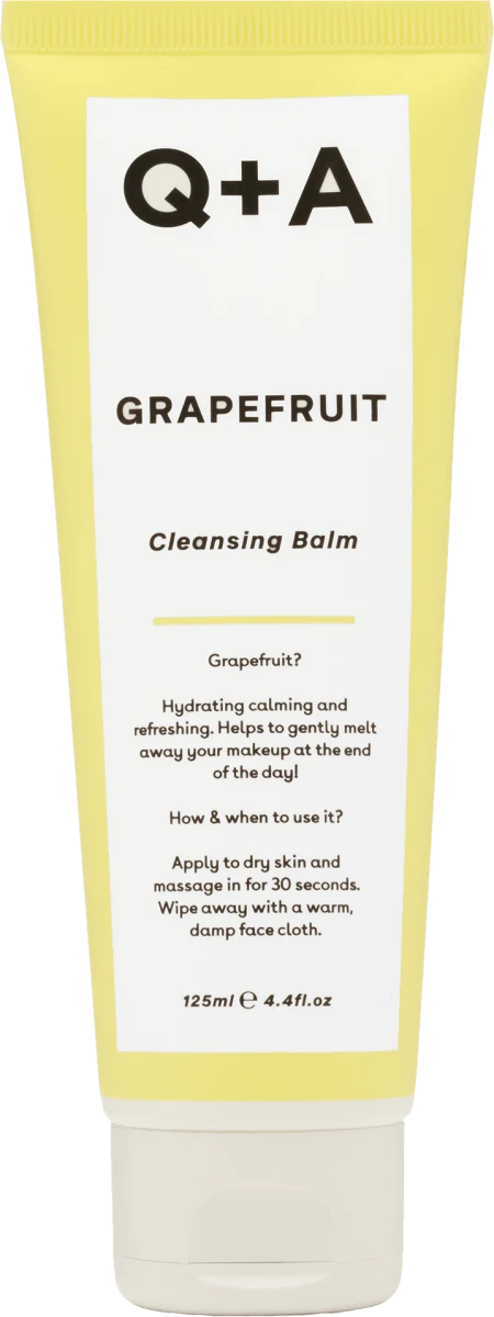 Q+A GRAPEFRUIT Balzam za čišćenje lica i uklanjanje šminke, 125 ml | VESNA.RS