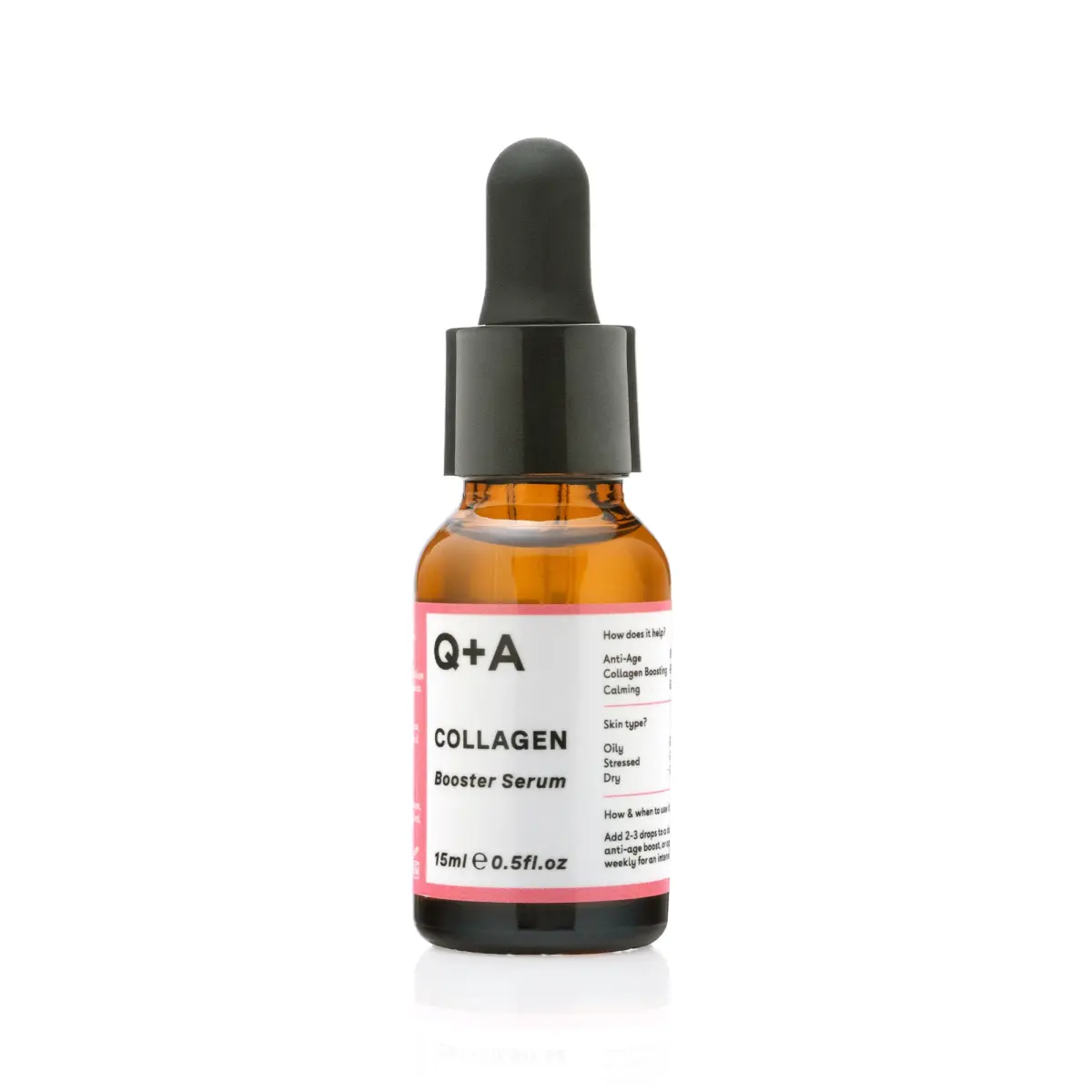 Q+A Booster Collagen Serum za elastičnost kože, 15 ml | VESNA.RS