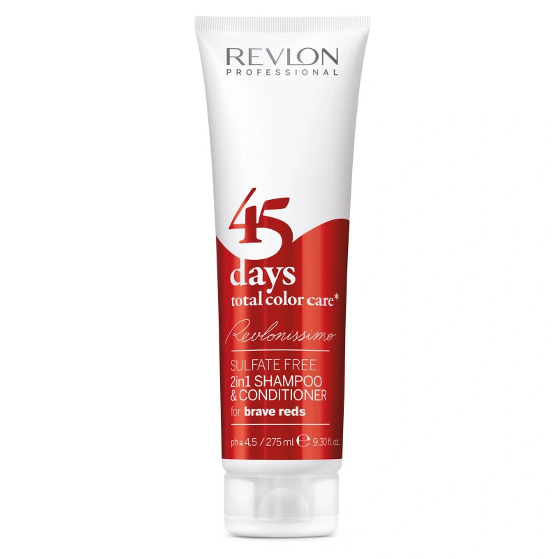 Revlon Professional Revlonissimo 45 DAYS Kolor šampon i kondicioner BRAVE REDS, 275 ml | VESNA.RS