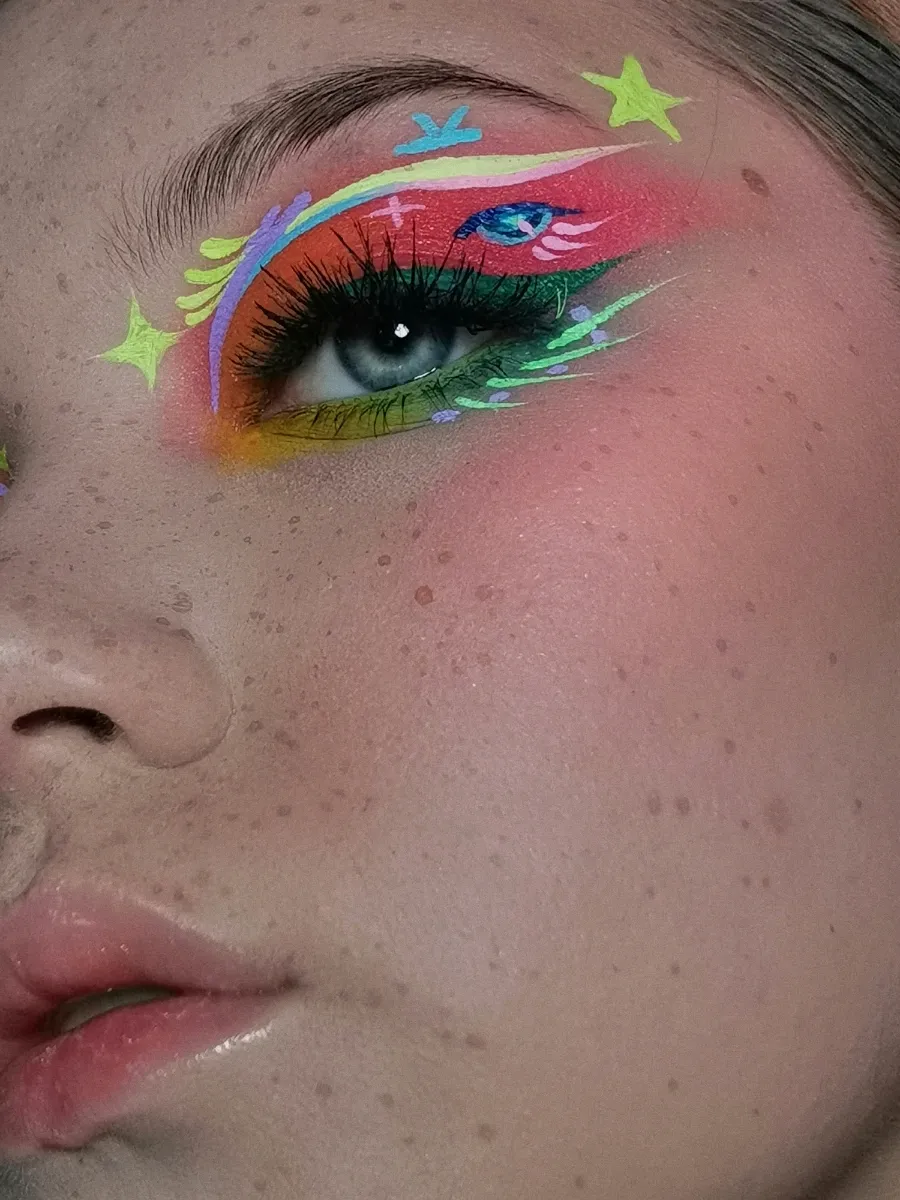 7DAYS Set ajlajnera (Boje za lice i telo) UV GLOW NEON PASTEL | VESNA.RS