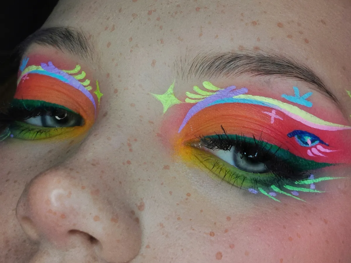 7DAYS Set ajlajnera (Boje za lice i telo) UV GLOW NEON PASTEL | VESNA.RS