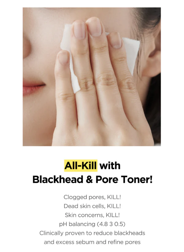 manyo Tonik protiv crnih tačaka sa BHA kiselinom BLACKHEAD & PORE TONER, 210 ml | VESNA.RS